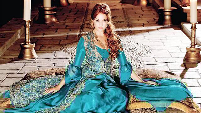 ‘সুলতান সুলেমান’ ধারাবাহিকে ‘হুররাম সুলতান’ চরিত্রে অভিনয় করা মারিয়েম জারলি।