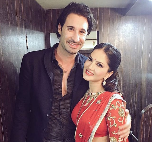 সানি লিওন ও ড্যানিয়েল। ছবি: ইনস্টাগ্রাম থেকে নেওয়া