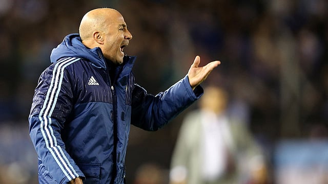 আর্জেন্টিনাকে এখনো জয় এনে দিতে পারেননি সাম্পাওলি। ছবি: রয়টার্স