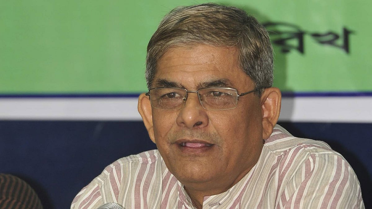 মির্জা ফখরুল ইসলাম আলমগীর। প্রথম আলো ফাইল ছবি