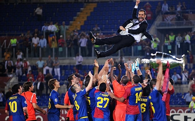 টিকিটাকা খেলেই মৌসুমে ছয়টি শিরোপা জিতেছিল বার্সেলোনা। ছবি: গোলপ্রফিটস