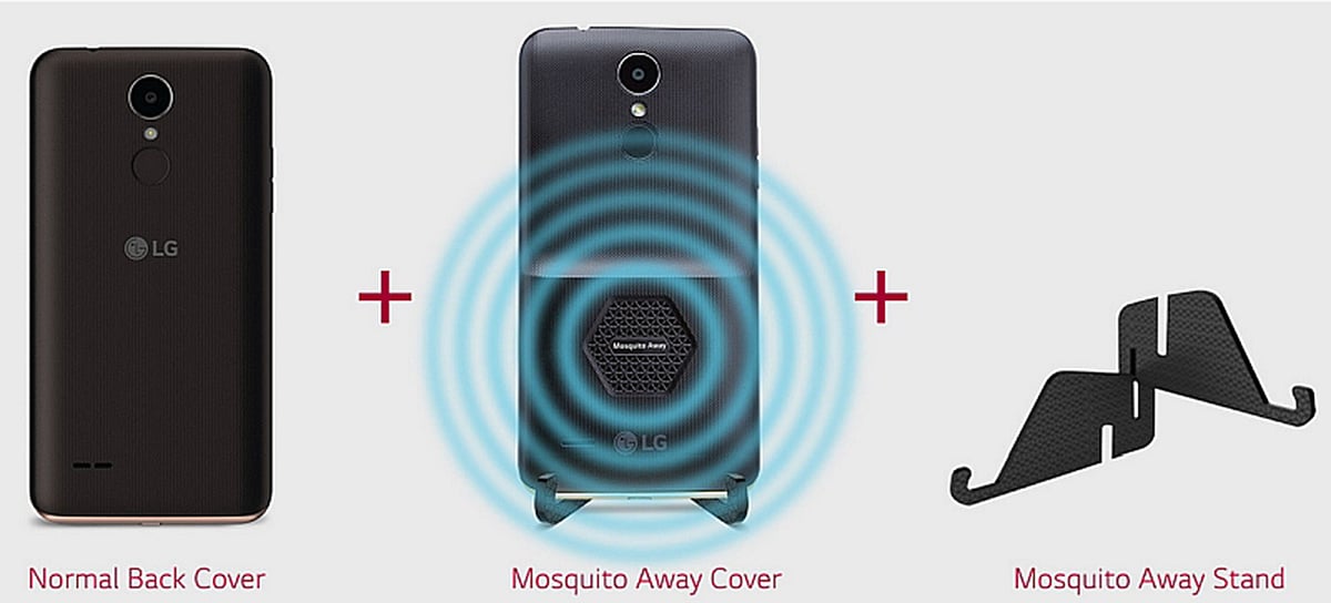 এলজি কে ৭ আই মডেলের স্মার্টফোনটিতে মশা তাড়ানোর প্রযুক্তি ব্যবহৃত হয়েছে।