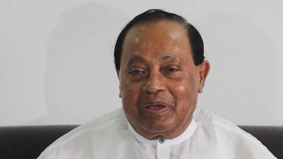 মওদুদ আহমদ। প্রথম আলো ফাইল ছবি