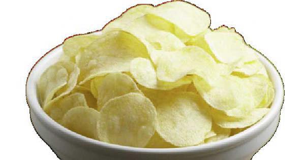 আলুর চিপসে থাকে অধিক শর্করা।