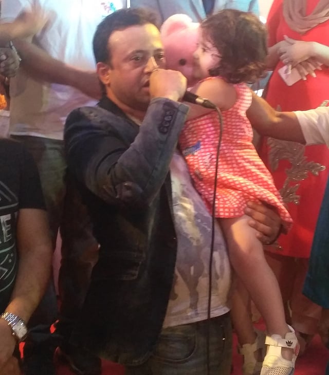 চিত্রনায়ক রিয়াজও হাজির ছিলেন অনুষ্ঠানে। ছবি: ‘এক্স ক্যাডেটস ফোরাম’