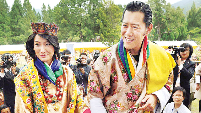 রানি জেটসুন পেমা ও রাজা জিগমে খেসার নামগিয়েল ওয়াংচুক