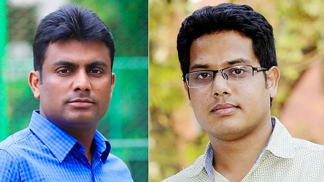 ছাত্রলীগের সভাপতি সাইফুর রহমান ও সাধারণ সম্পাদক এস এম জাকির হোসাইন।