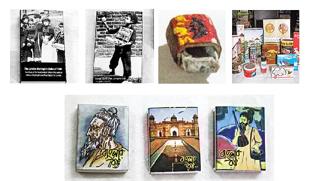 বিশ্বের সবচেয়ে ছোট দেশলাই, বিশ্বে বড়সড় সব দেশলাই বাক্স,দ্য ম্যাচ গার্ল স্ট্রাইক, ১৮৮৬ সাল, লন্ডনের রাস্তায় খুদে দেশলাই বিক্রেতা, ১৮৮৪, সাকিল হকের নকশা করা বাংলার রং সিরিজের দেশলাই বাক্স