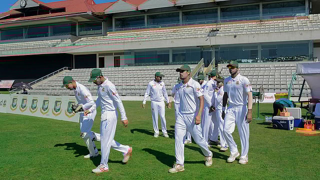 সিলেটে গত অক্টোবরে আয়ারল্যান্ড ‘এ’ দলের বিপক্ষে চার দিনের ম্যাচ খেলতে নামছে বাংলাদেশ ‘এ’। ছবি: বিসিবি