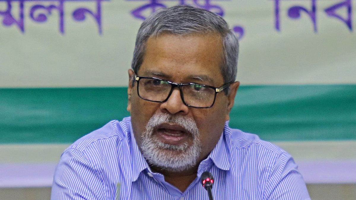 সিইসি কে এম নুরুল হুদা। প্রথম আলো ফাইল ছবি