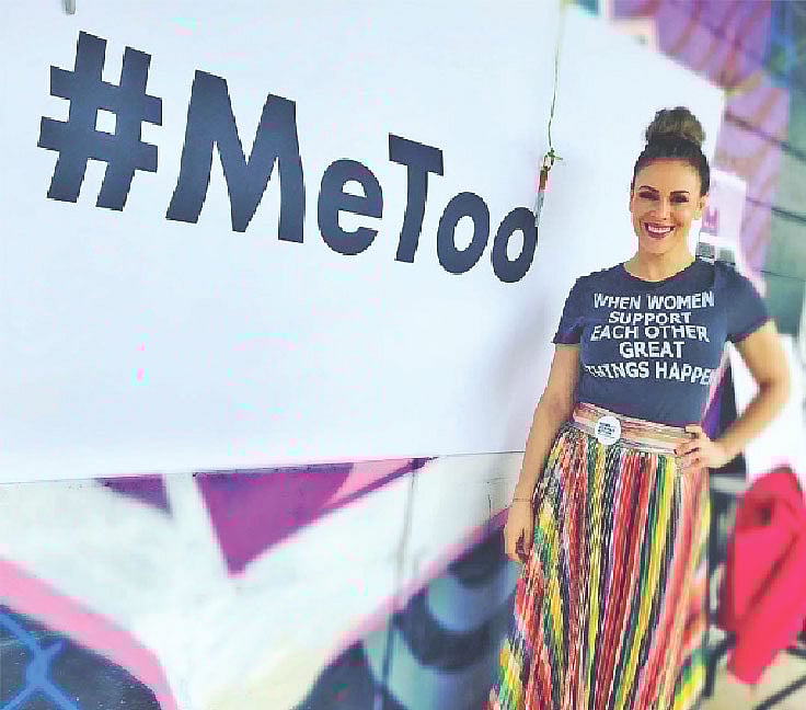 নারীদের যৌন নিগ্রহের ব্যাপারে সরব অভিনেত্রী অ্যালিসা মিলানো। ছবি: ইনেস্টাগ্রাম থেকে