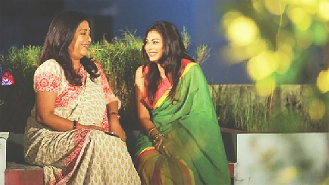 কাগজের বাড়ি নাটকে সুবর্ণা মুস্তাফা ও নাবিলা