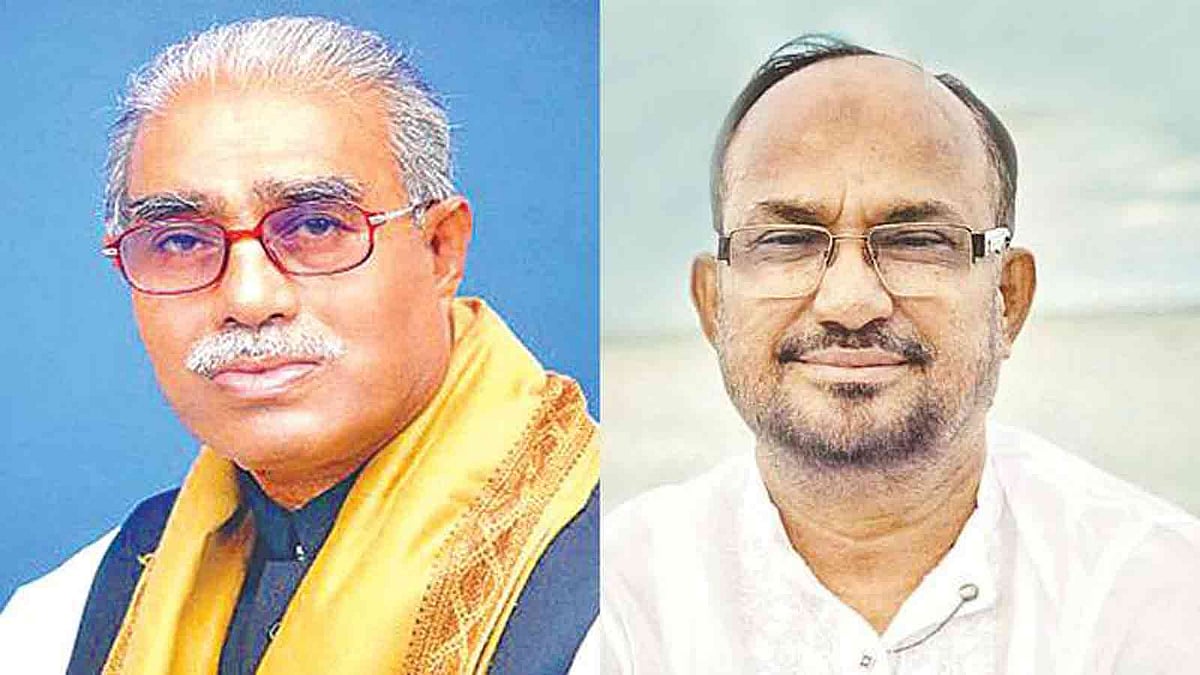 তালুকদার আবদুল খালেক ও নজরুল ইসলাম মঞ্জু। ফাইল ছবি
