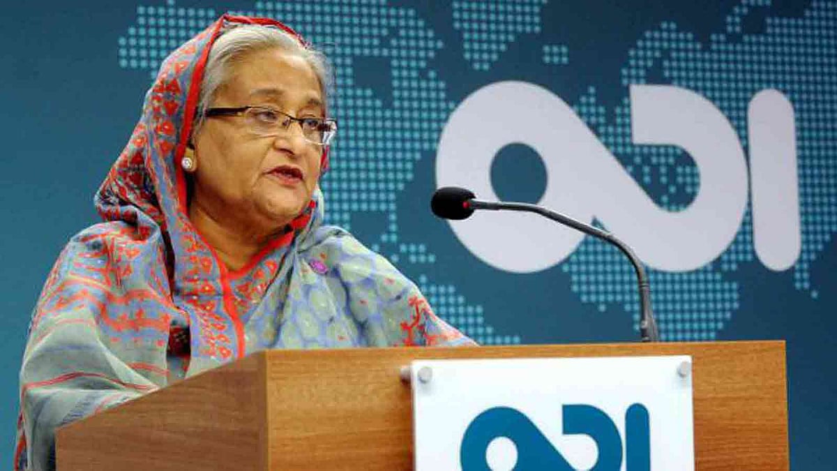 প্রধানমন্ত্রী শেখ হাসিনা। ফাইল ছবি