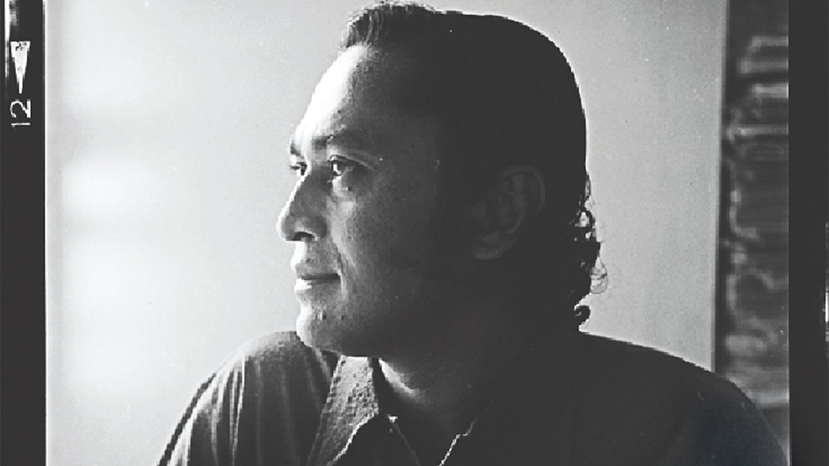 বেলাল চৌধুরী (১২ নভেম্বর ১৯৩৮—২৪ এপ্রিল ২০১৮)। ছবি: নাসির আলী মামুন, ফটোজিয়াম, ১৯৭৯