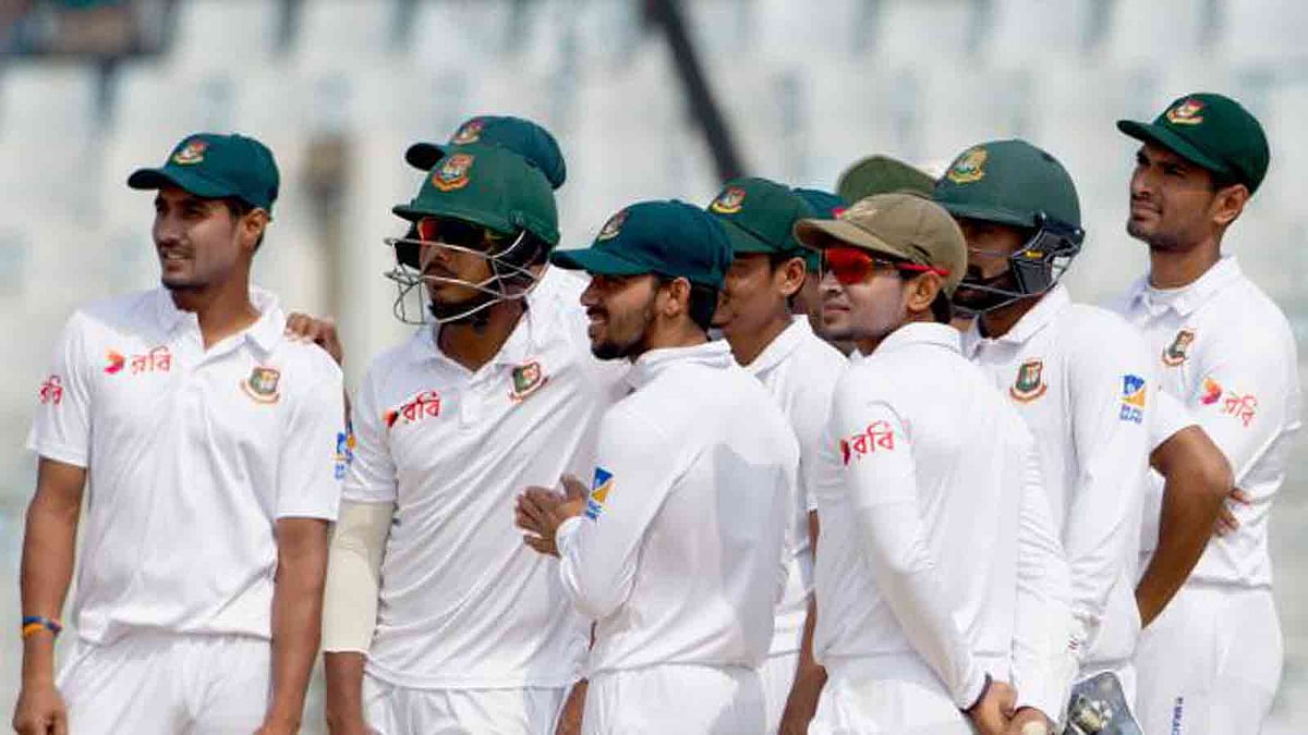 টেস্ট র্যাঙ্কিংয়ে সুখবর পেল বাংলাদেশ দল। প্রথম আলো ফাইল ছবি