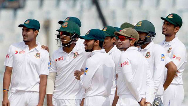 টেস্ট র‍্যাঙ্কিংয়ে সুখবর পেল বাংলাদেশ দল। প্রথম আলো ফাইল ছবি
