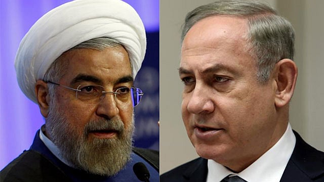 ইরানের প্রেসিডেন্ট হাসান রুহানি ও ইসরায়েলের প্রধানমন্ত্রী বেনিয়ামিন নেতানিয়াহু। ছবি: রয়টার্স