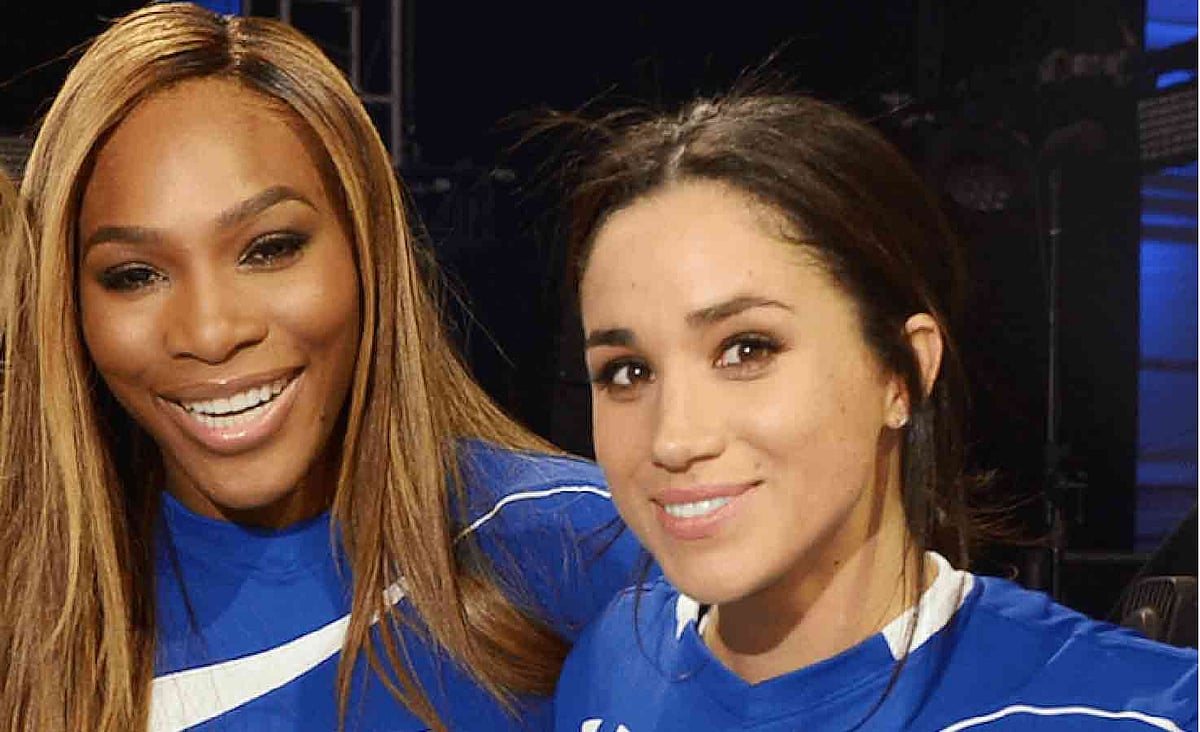 মেগান মারকেল ও সেরেনা উইলিয়াম