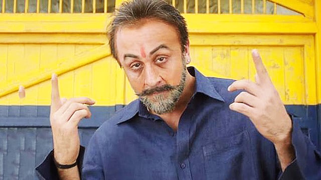 ‘সঞ্জু’ ছবির দৃশ্যে রণবীর কাপুর