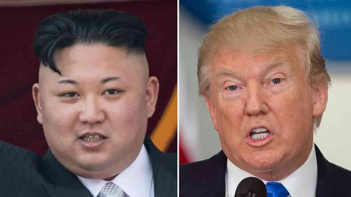 কিম জং–উন ও ডোনাল্ড ট্রাম্প। এএফপির ফাইল ছবি