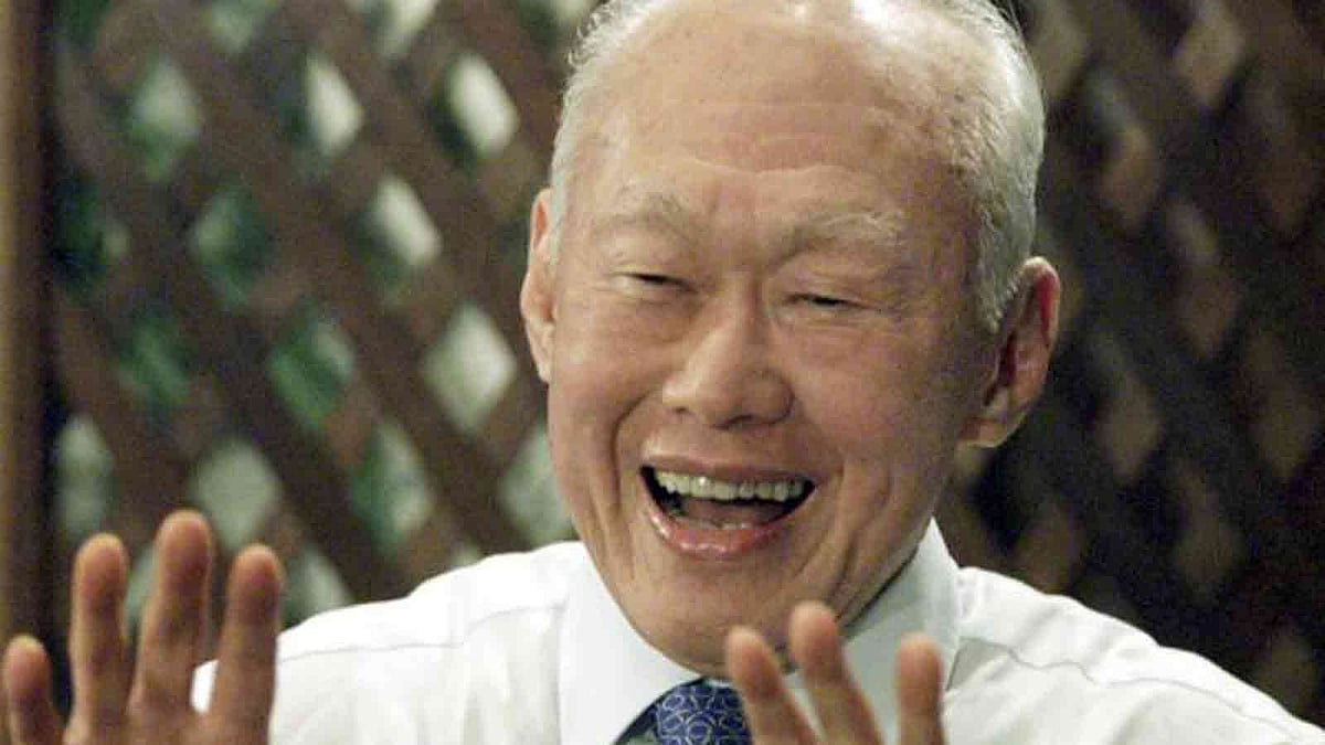 লি কুয়ান ইউ। রয়টার্স ফাইল ছবি।