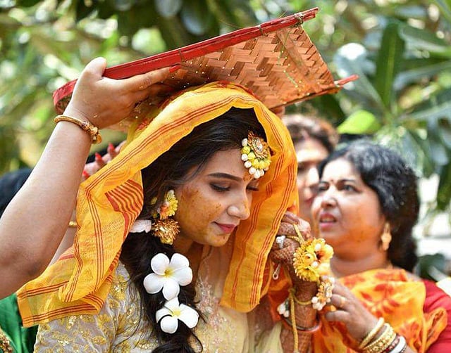 শুভশ্রীর গায়েহলুদ