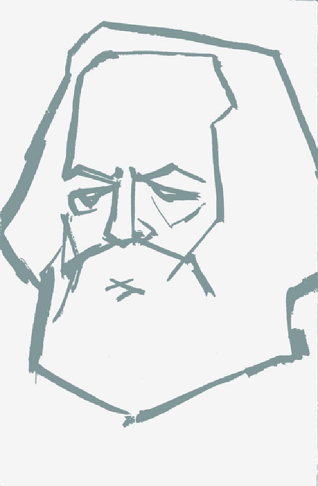 কার্ল মার্ক্স (৫ মে ১৮১৮—১৪ মার্চ ১৮৮৩) কার্ল মার্ক্সের প্রতিকৃতি: সত্যজিৎ রায়