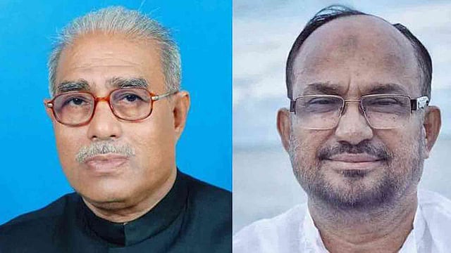খুলনা সিটি করপোরেশন নির্বাচনে আওয়ামী লীগের মেয়র প্রার্থী তালুকদার আবদুল খালেক ও বিএনপির প্রার্থী নজরুল ইসলাম মঞ্জু। ফাইল ছবি