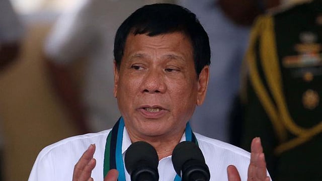 ফিলিপাইনের প্রেসিডেন্ট রদ্রিগো দুতার্তে। ছবি: রয়টার্স