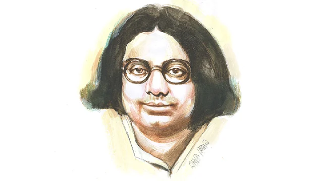 কাজী নজরুল ইসলাম (১১ জ্যেষ্ঠ ১৩০৬—১২ ভাদ্র ১৩৮৩), প্রতিকৃতি: মাসুক হেলাল