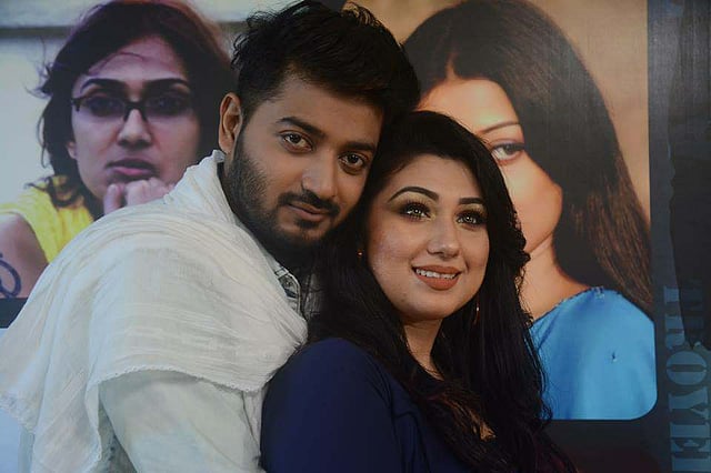 ‘শ্বশুরবাড়ি জিন্দাবাদ ২’ ছবির শুটিংয়ে অপু বিশ্বাস ও বাপ্পী চৌধুরী