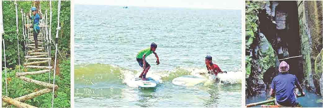 পর্যটনের প্রতি মানুষের আকর্ষণ বাড়ছে। তার সঙ্গে বাড়ছে রোমাঞ্চকর পর্যটন। ছবি: প্রথম আলো ও ট্র্যাভেলার্স অব বাংলাদেশ