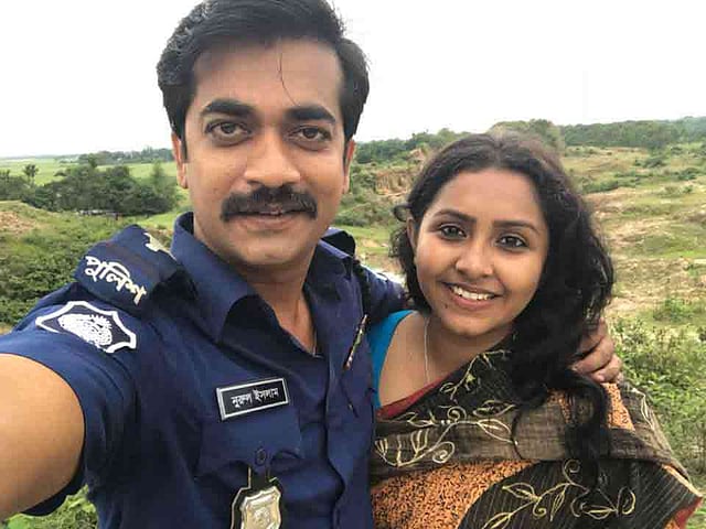 ‘মেঘমায়া’ নাটকের শুটিংয়ে প্রসূন আজাদ ও শ্যামল মাওলা