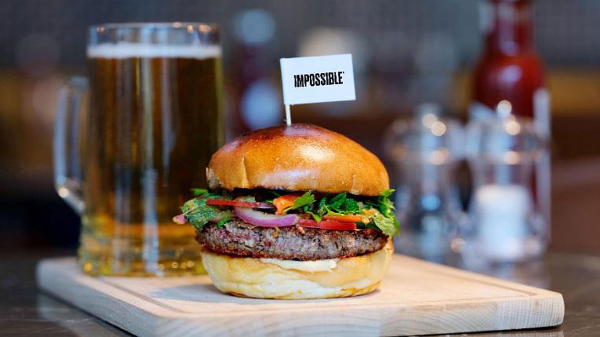 গম, আলু ও নারকেলের তেল দিয়ে তৈরি বার্গার