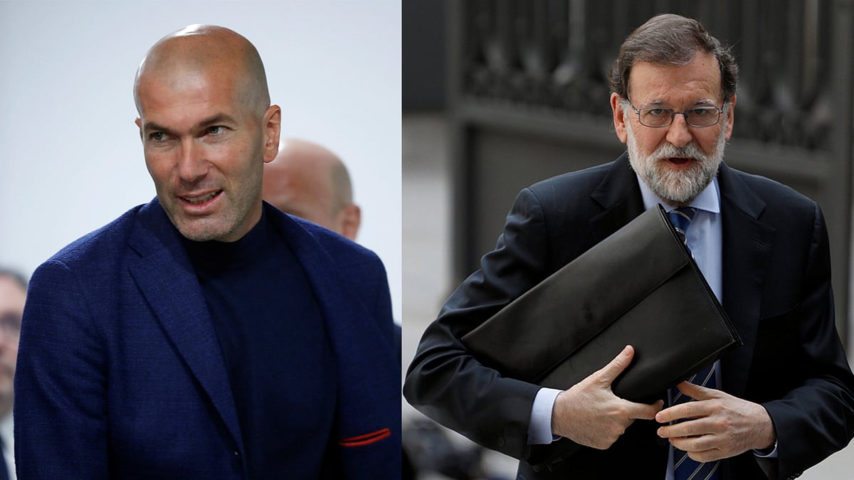 জিদানের রেখে যাওয়া শূন্যস্থান পূরণে সাবেক প্রধানমন্ত্রীর কথাও ভাবছেন বাজিকরেরা। ছবি: রয়টার্স