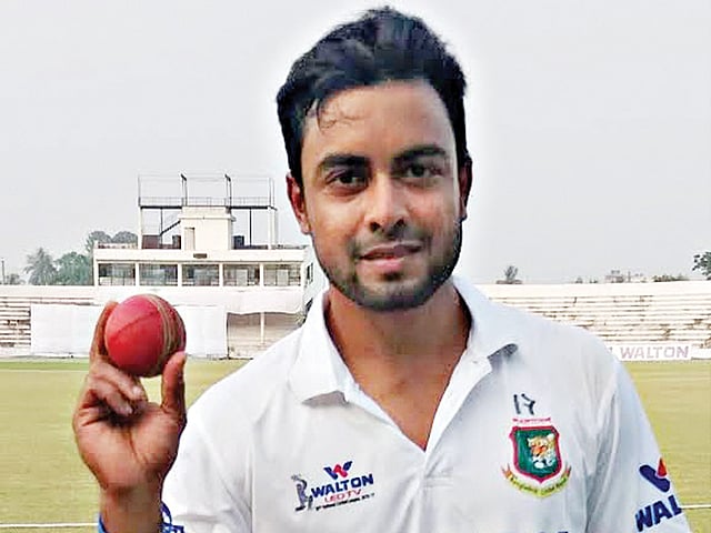 এবার টেস্ট দলে ডাক পেলেন আবু জায়েদ। ছবি: প্রথম আলো