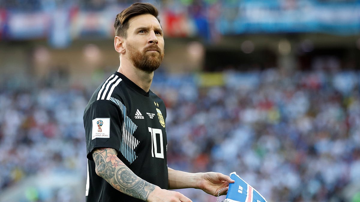 লিওনেল মেসি। ছবি: রয়টার্স