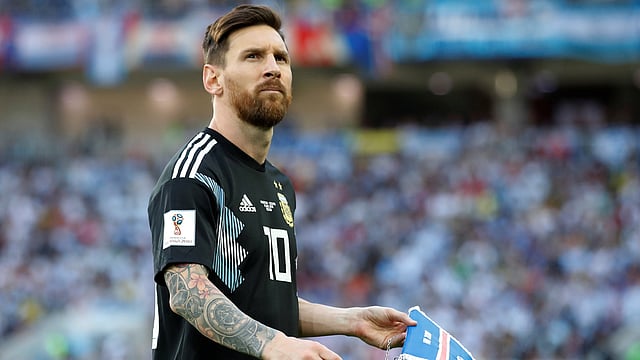 লিওনেল মেসি। ছবি: রয়টার্স