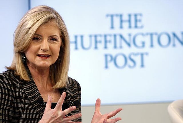 দি হাফিংটন পোস্টের সহযোগী প্রতিষ্ঠাতা ও সাবেক প্রধান সম্পাদক আরিয়ানা হাফিংটন। ছবি: রয়টার্স