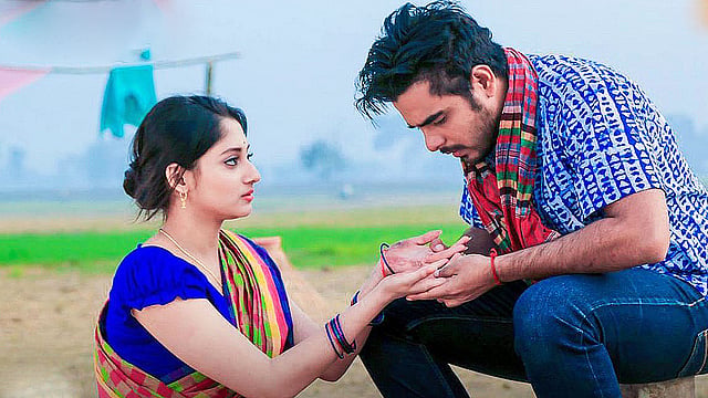পোড়ামন ২ ছবির দৃশ্যে পূজা ও সিয়াম