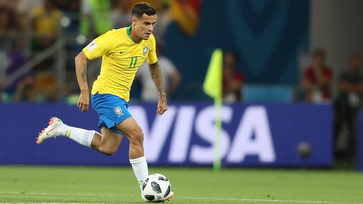 ব্রাজিলিয়ান মাঝমাঠের মধ্যমণি হয়ে উঠেছেন কুতিনহো। ছবি: টুইটার