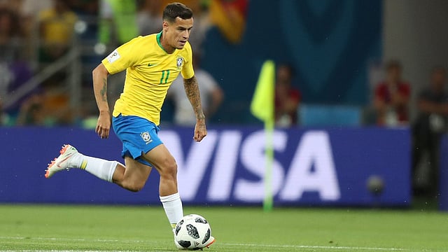 ব্রাজিলিয়ান মাঝমাঠের মধ্যমণি হয়ে উঠেছেন কুতিনহো। ছবি: টুইটার