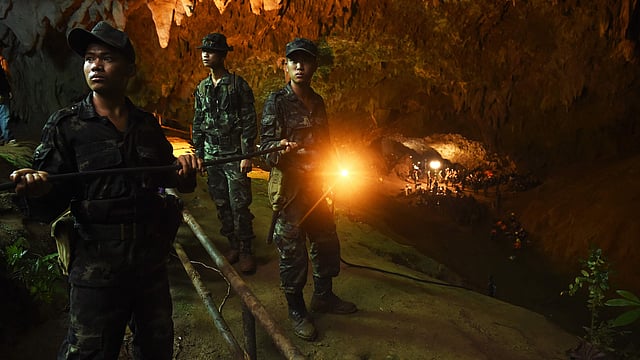 গুহাটি থাইল্যান্ডের চিয়াং রাই প্রদেশে অবস্থিত। ছবি: এএফপি