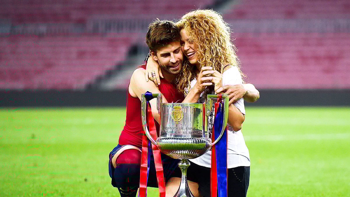 ফুটবলার পিকে ও সংগীতশিল্পী শাকিরা