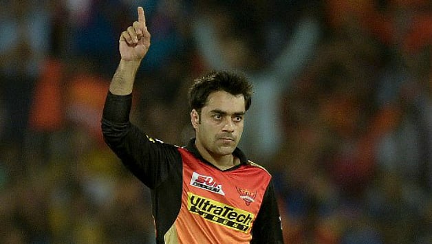 আফগান লেগ স্পিনার রশিদ খান আইপিএলের সৌজন্যে বিশ্বব্যাপী পরিচিতি পেয়েছেন। ছবি: এএফপি