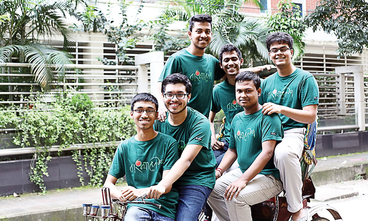 ছয় সদস্যের বাংলাদেশ দল। ছবি: খালেদ সরকার