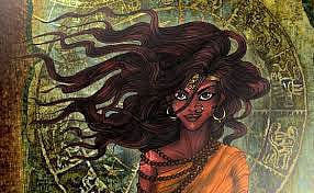 শিল্পীর চোখে ভারতবর্ষে কৃষিভিত্তিক আবহাওয়া পূর্বাভাসবিদ্যার পথিকৃৎ খনার বচন খ্যাত খনা