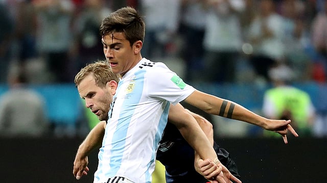 আর্জেন্টিনার তুরুপের তাস হতে পারতেন পাওলো দিবালা। ছবি: রয়টার্স।