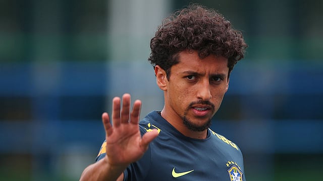 দলের অন্যতম সেরা খেলোয়াড় হয়েও প্রথম একাদশে সুযোগ হয়নি মারকুইনহোসের। ছবি: রয়টার্স।